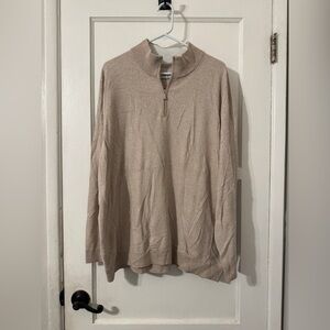 Tommy Bahama sweater quarter zip size XXL